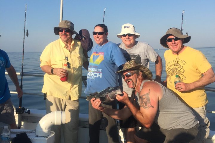 Roy Orbison et al. posing for the camera