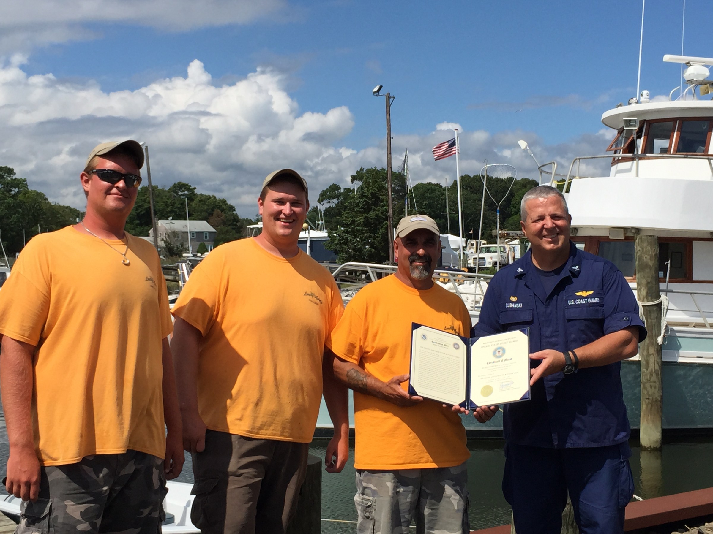 John Kirkman et al. posing for the camera