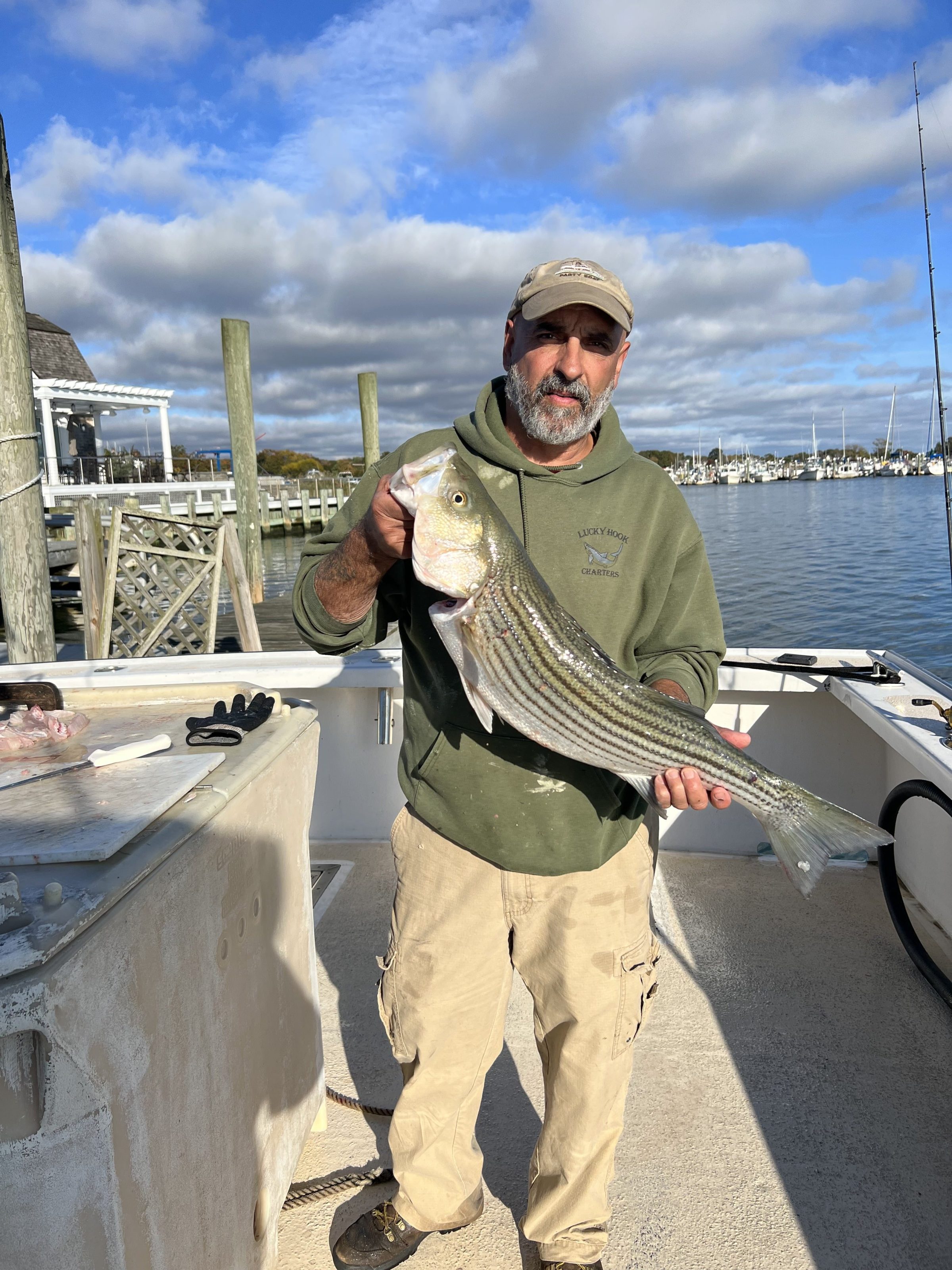 a man standing on a boat